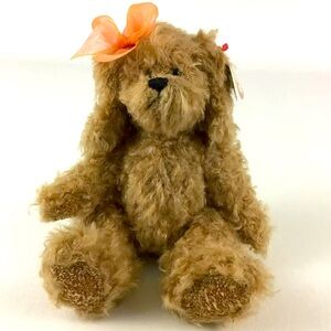Ty Attic Treasures Cassandra Dog 8" Plush Stuffed Toy Vintage 2000 New